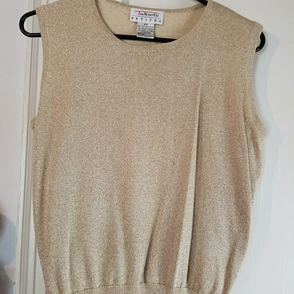 Metallic Gold Top